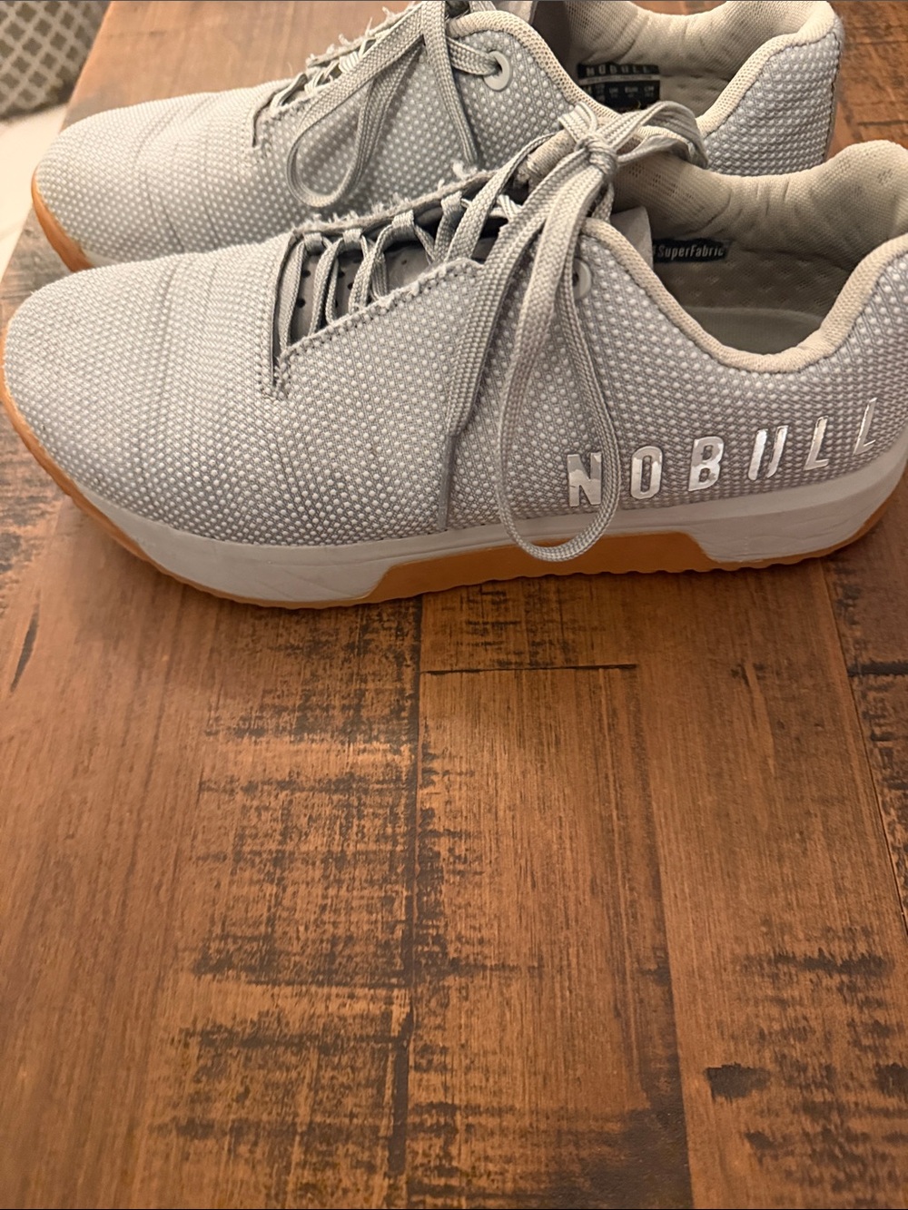 NOBULL Light Gray Knit Trainer with Gum Outsole - Picture 2 of 4